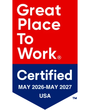 Great Place to Work Certified, May 2026 to May 2027, USA