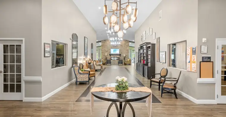 Lobby of Manor Lake Ellijay