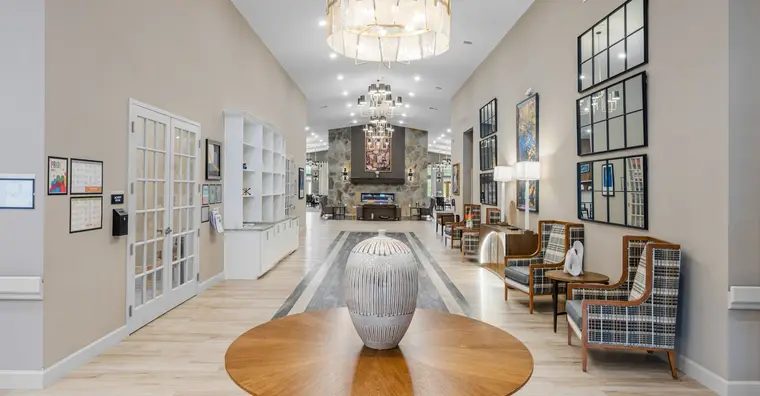 Lobby of Manor Lake Snellville